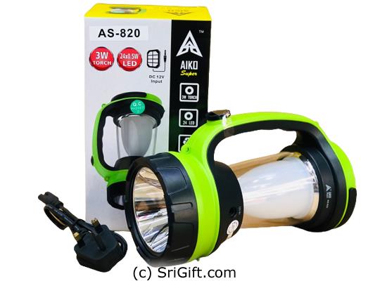 AIKO AS-820 RECHARGEABLE TORCH