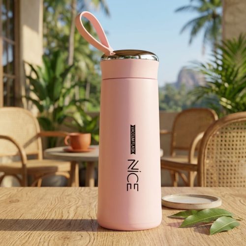 021f3072-66f8-4084-8f95-761b0524aaf2 Nice Vacuum Flask – Mini Portable Water Bottle (Soft Pink)