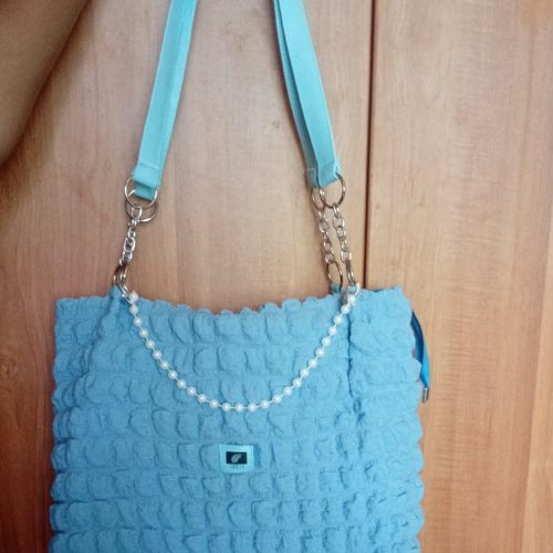 Fashion Hang bag(Light Blue)